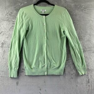 Old Navy Cardigan Sweater Women's M Mint Green Long Sleeve